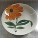Vintage 1970s orange floral Gien cup
