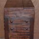 Victorian antique military writing desk