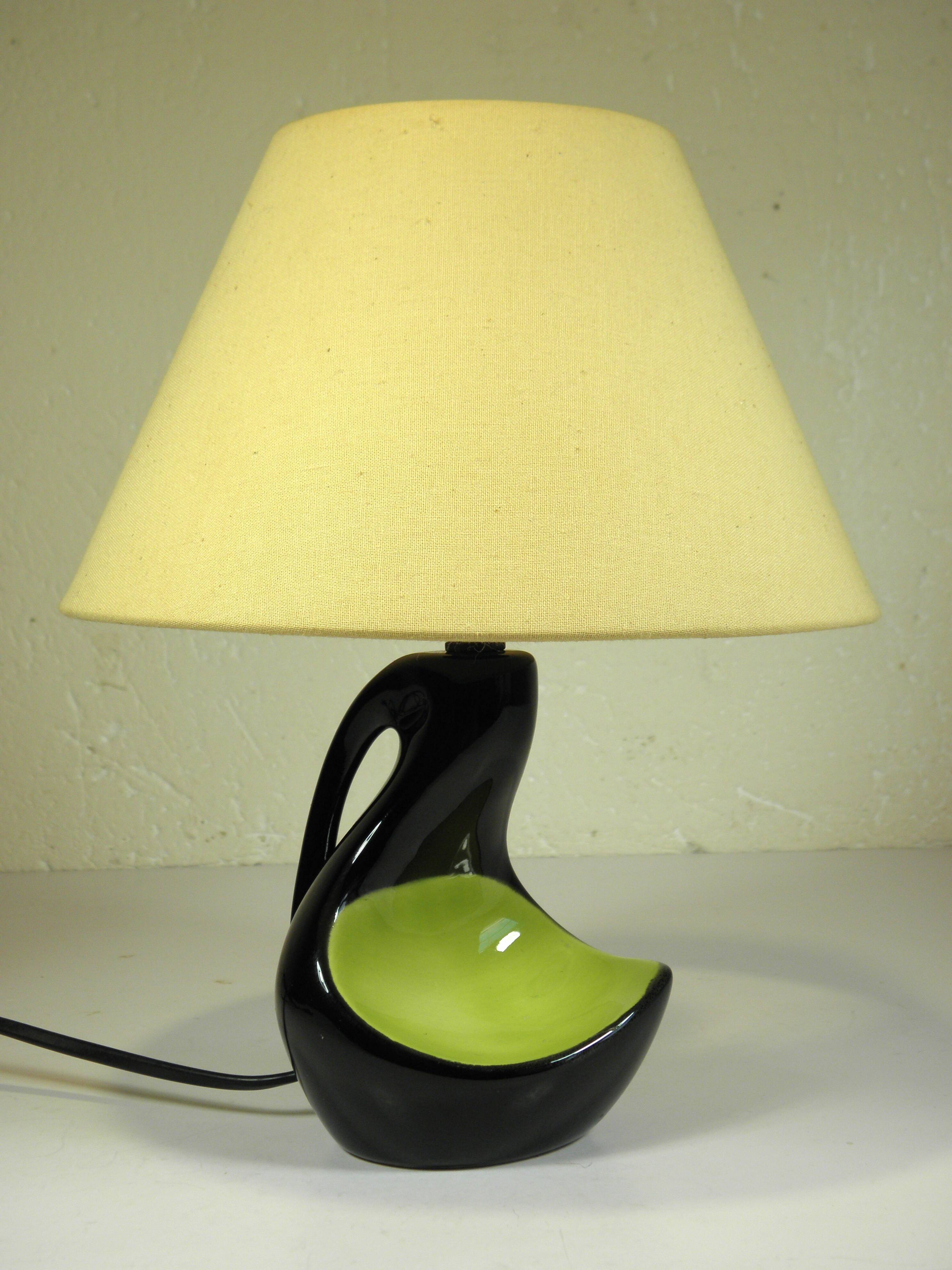 50s ceramic lamp
