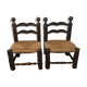 Pair of popular art bass chairs