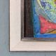 Mid-Century Modern Swedish "Fish & Fruit" Vintage Still Life Oil Painting, Framed