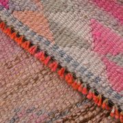 3x12 Pink Persian Vintage Runner Rug, 92x355Cm SK 18193