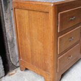 Commode art deco une porte et 3 tiroirs