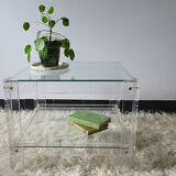 Plexiglas coffee table