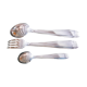 Ménagère métal argenté 84 gr modèle art déco