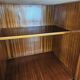 Art Decò Sideboard in Mahogany and Maple with Black Glass and Brass Finishi