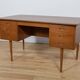 Mid-Century Freestanding Teak Desk, 1960s