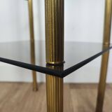 Brass side table/end table