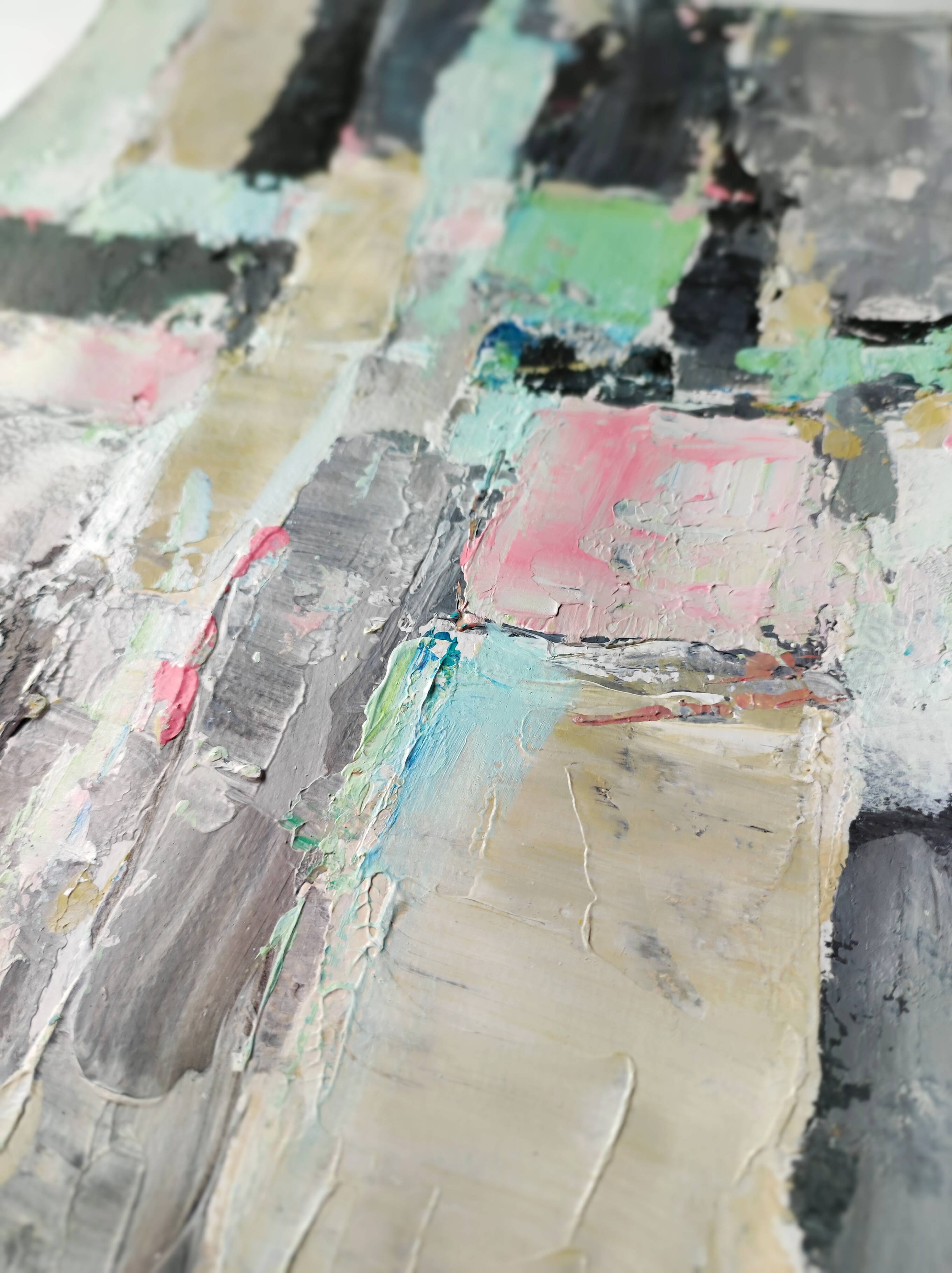 Original abstract urban landscape