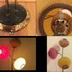 Lamp lamp 3 votives articulated 50s/60s vintage