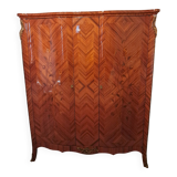 Armoire marqueterie style louis XV