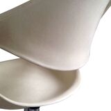 DAF CHAIR - Pair of SWAG base chairs - George NELSON & Charles Pollock