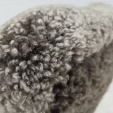 1960s, reupholstered Danish armchair, New Zealand genuine sheepskin.