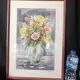 Summer bouquet / 53x38 cm Jean Yves Chavais / framed / under glass