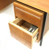 Large vintage teak wood desk/executive desk from the 1960s