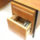 Large vintage teak wood desk/executive desk from the 1960s