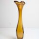 Vase soliflore Murano jaune orange