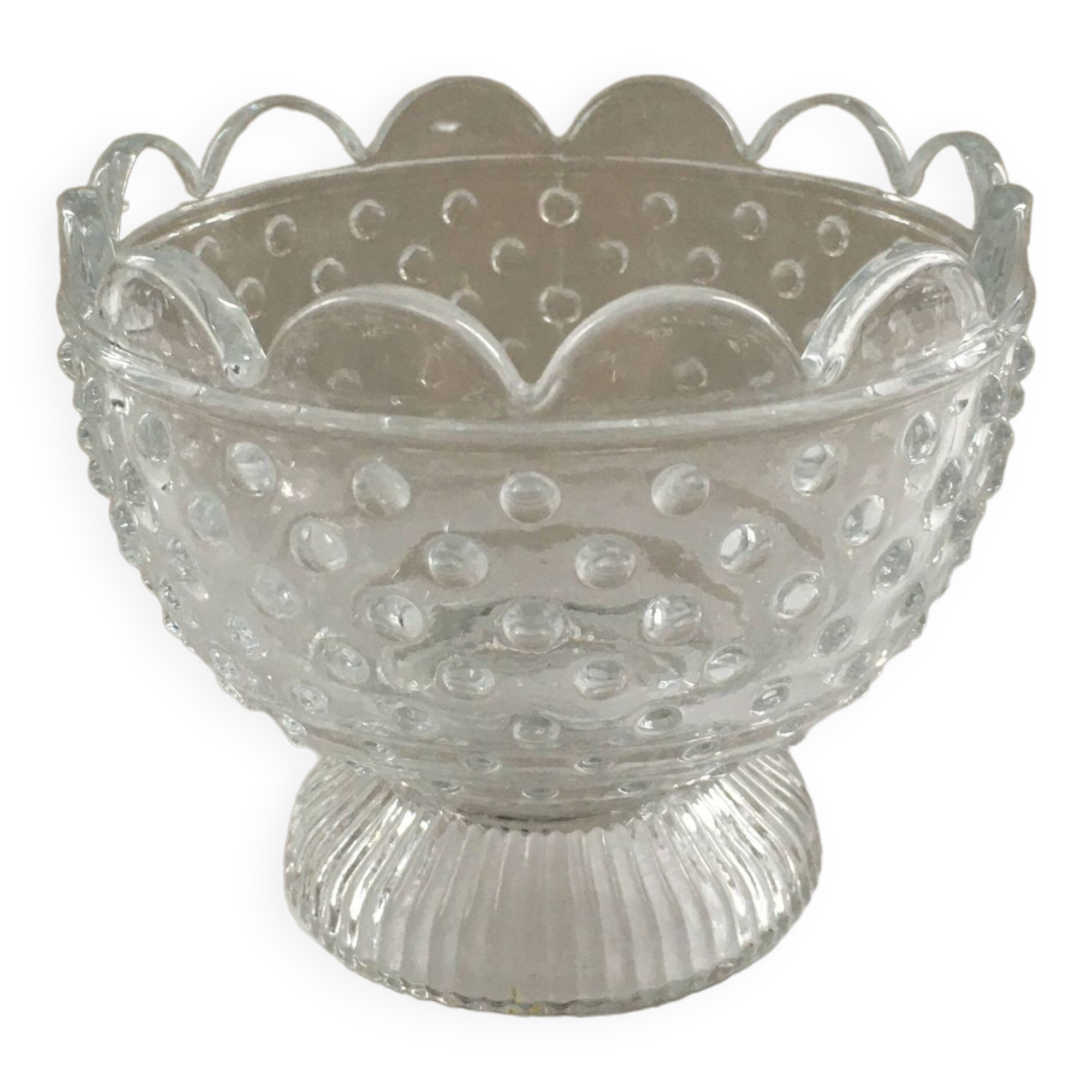 Coupelle à picots en verre