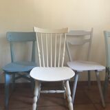 4 mismatched chairs