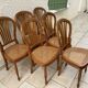 Série de 6 chaises louis philippe montgolfière