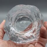 snow globe candle holder - scandinavian design - kosta boda