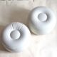 Paire de poufs gonflables années 70