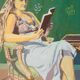 "The Love Novel", oil on canvas signed M. Toyer
