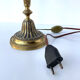 Three-branched golden candlestick