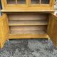 Large antique wooden glass library – 262 cm
