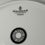 6 assiettes dessert Limoges Haviland Rochas filet bleu