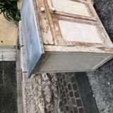 Small white patinated buffet