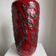 Vintage 1970s XL Scheurich Keramik Fat Lava Vase MCM West Germany