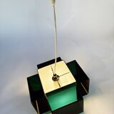 Vintage Pendant • Two-Coloured Acrylic • 1970