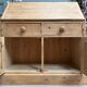 English pine chest of drawers