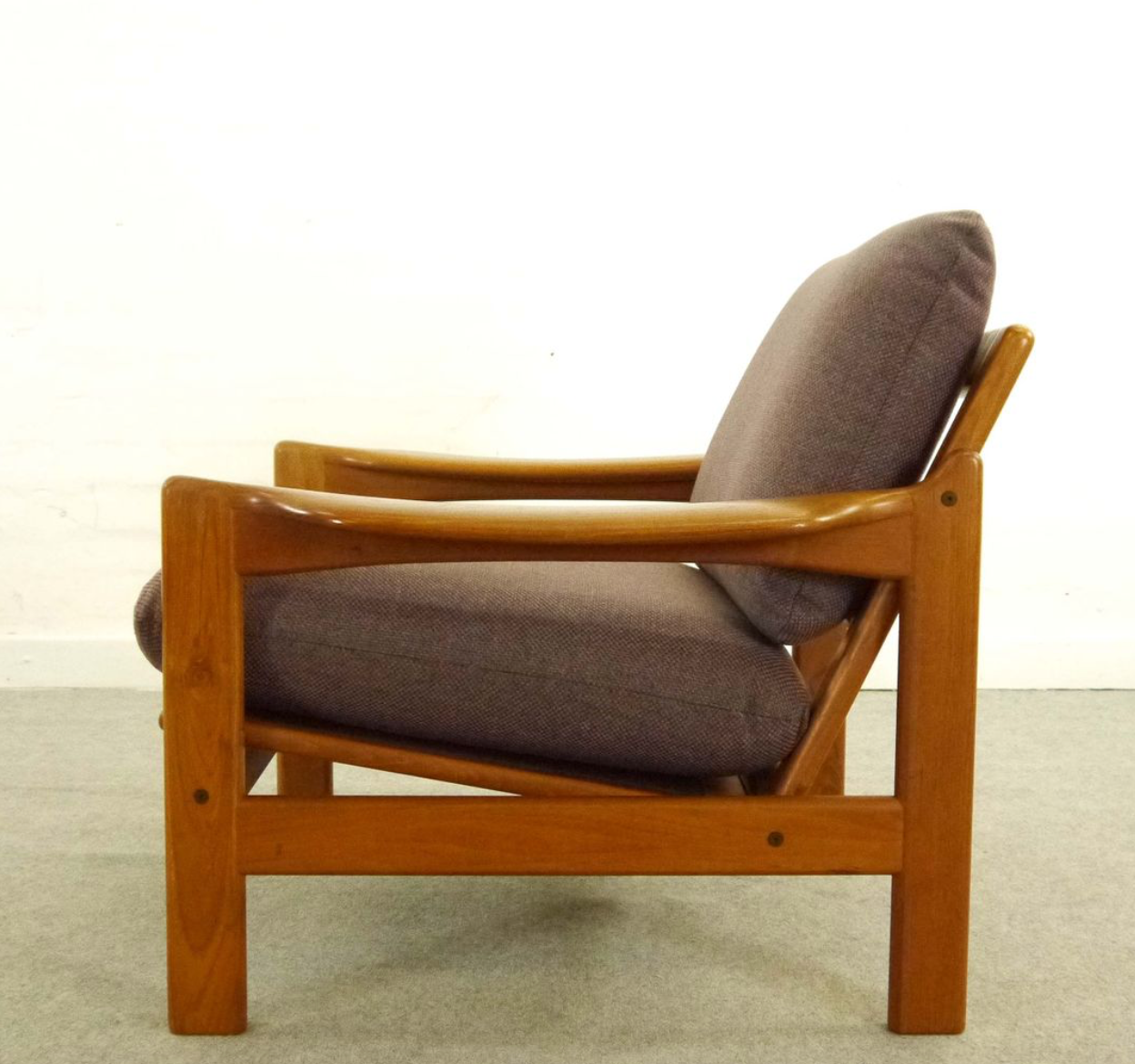 Chair Scandinavian vintage teak 1960 s