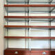 Modular library -- Teak & Galvanised steel structure