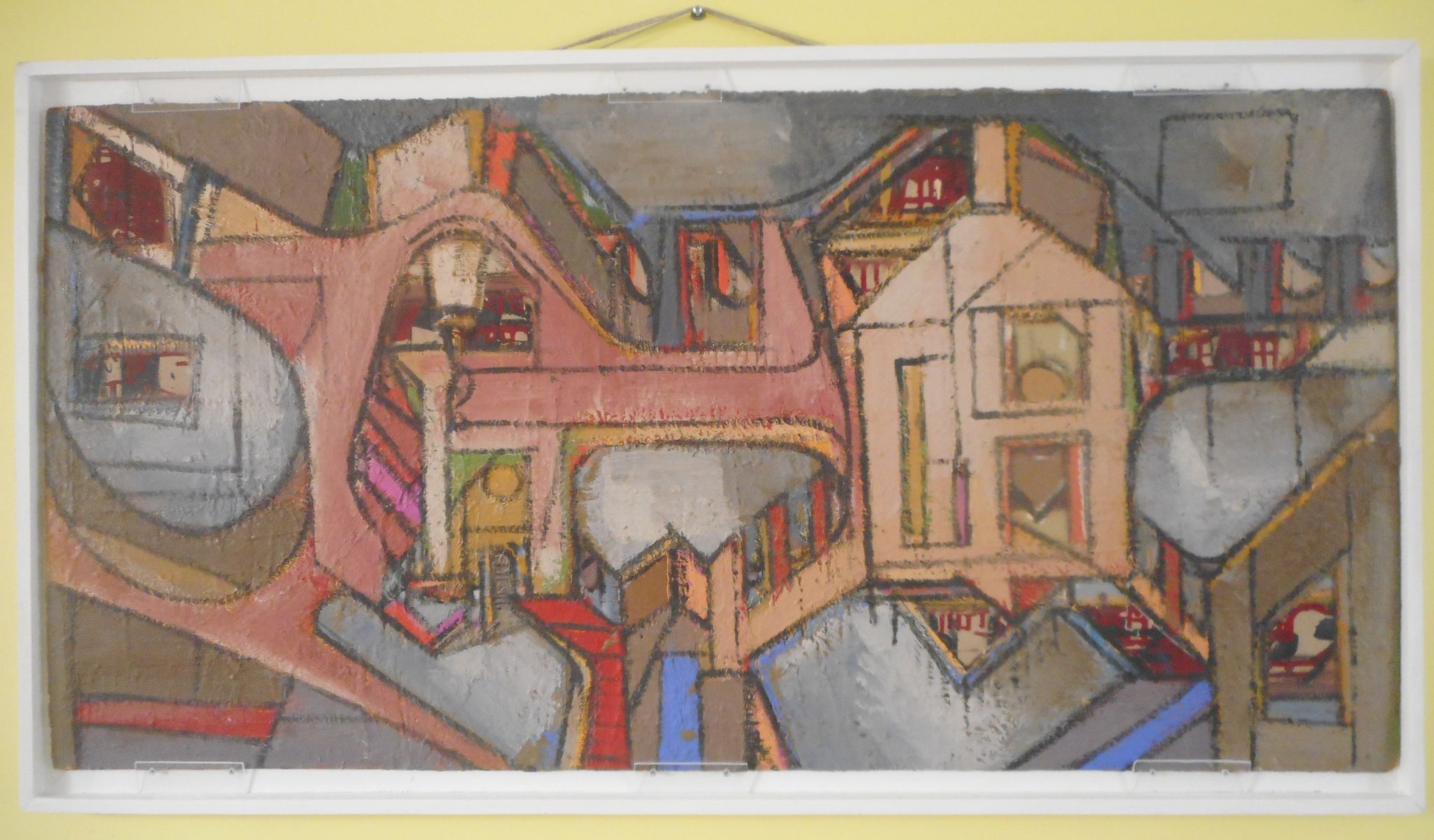 Tableau "composition abstraite" de jean besnard