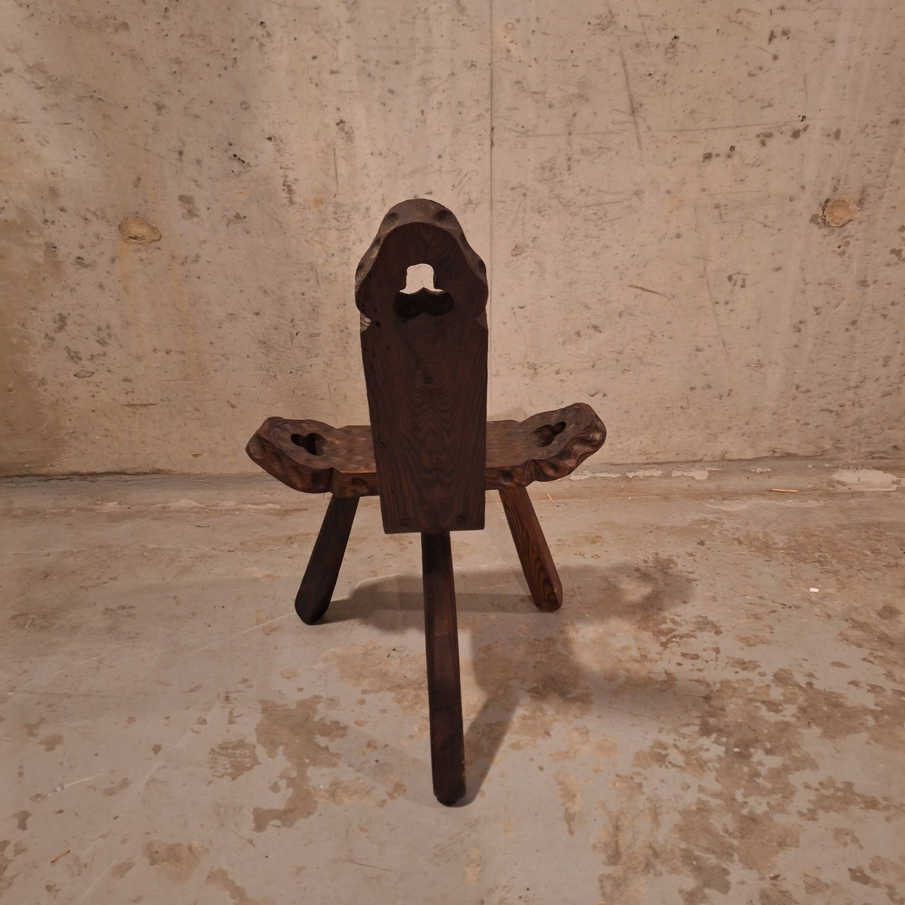 Brutalist stool chair