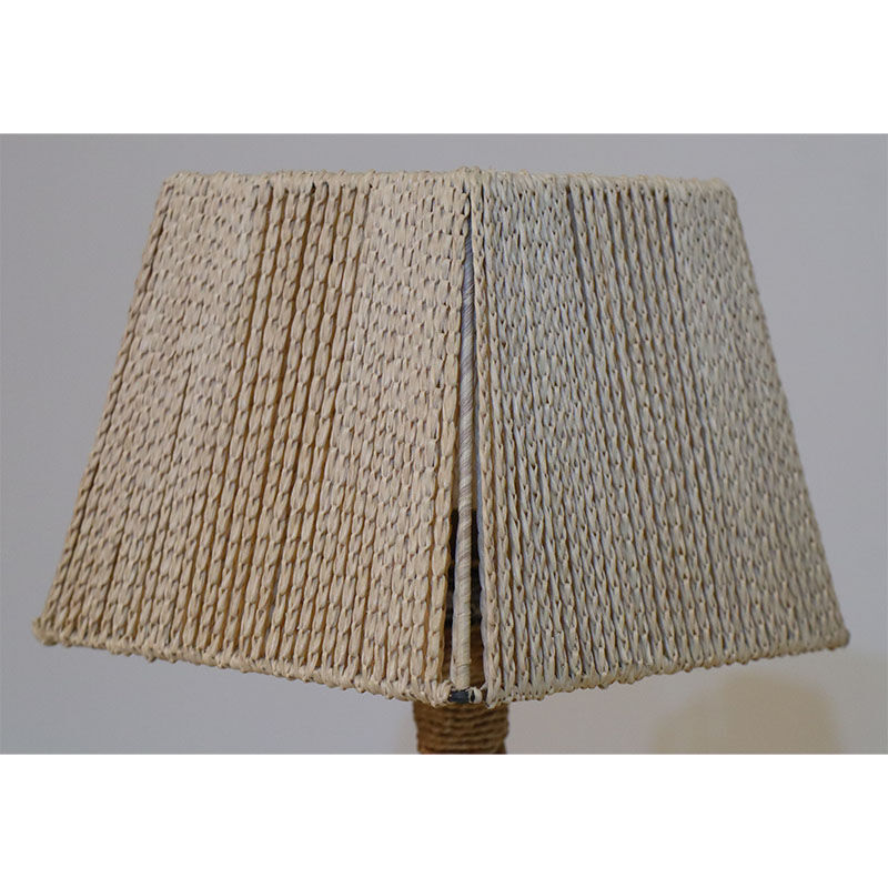 Vintage woven rope lamp circa 1950