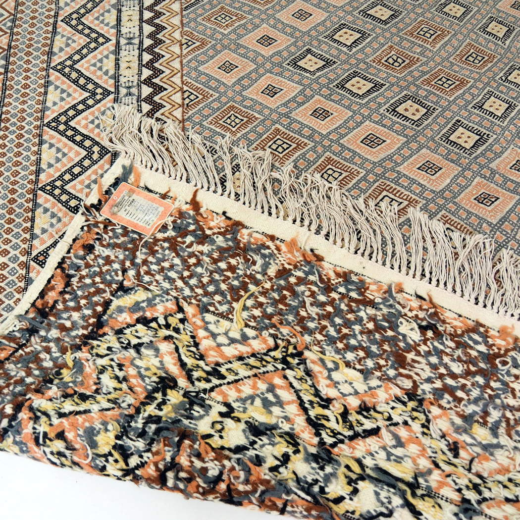 Hand-woven Kilim from Tunisia with 1st choice wool 290x210x3cm