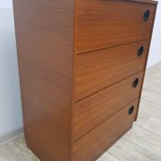 Vintage Teak shoe cabinet, Denmark, 1950s.
