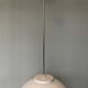 Oval opaline pendant light 1950