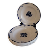 Anciennes assiettes creuses Badonviller