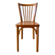 Chaise bistrot Baumann en bois de hêtre clair N°12 années 50