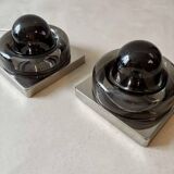 Cosack wall sconces in tinted glass from the 1970s.