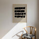 Framed abstract giclee art print 50x70cm