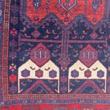 Tapis ancien persan bijar fait main 148x318 cm
