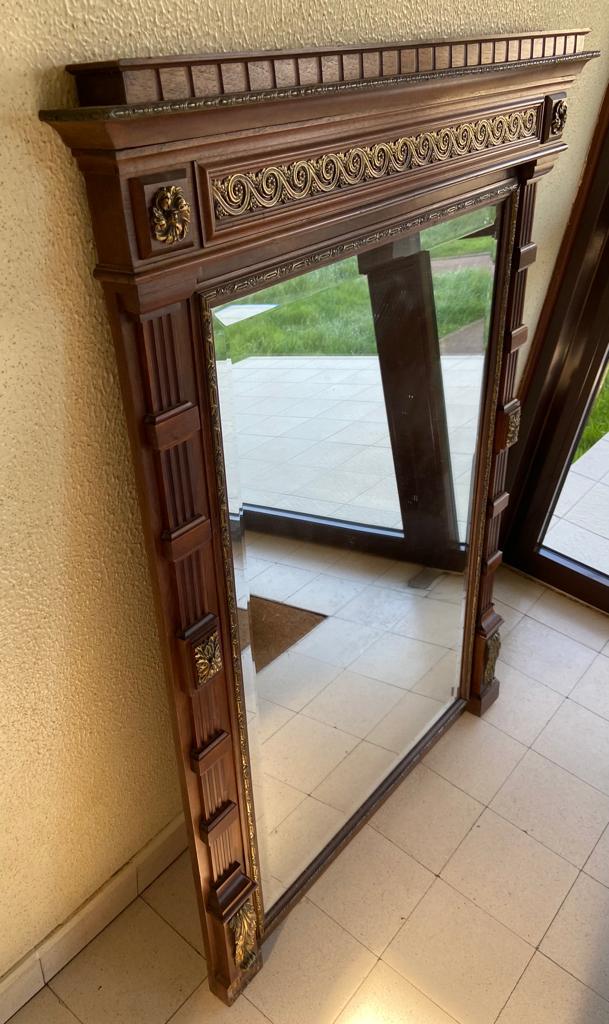 Trumeau style mirror