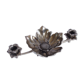 Bougeoir cendrier en forme de fleur