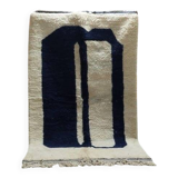 Handmade artificial beni ourain rug size 150 x 250 cm